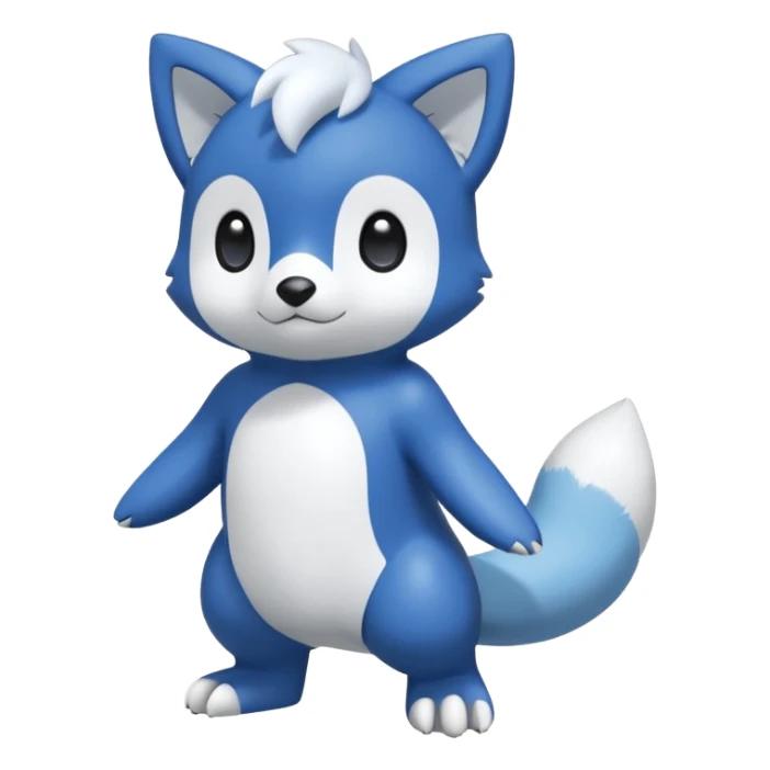 Shiny Buizel-Piplup-Oshawott-Meowstic-Hybrid (Full body) sticker