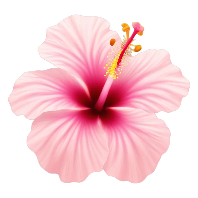 hibiscus pink pastel  sticker