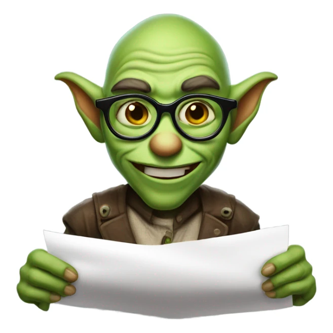 evil goblin that scored extra credit on the chromosome test sticker