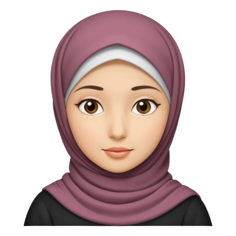 Girl hijab sticker