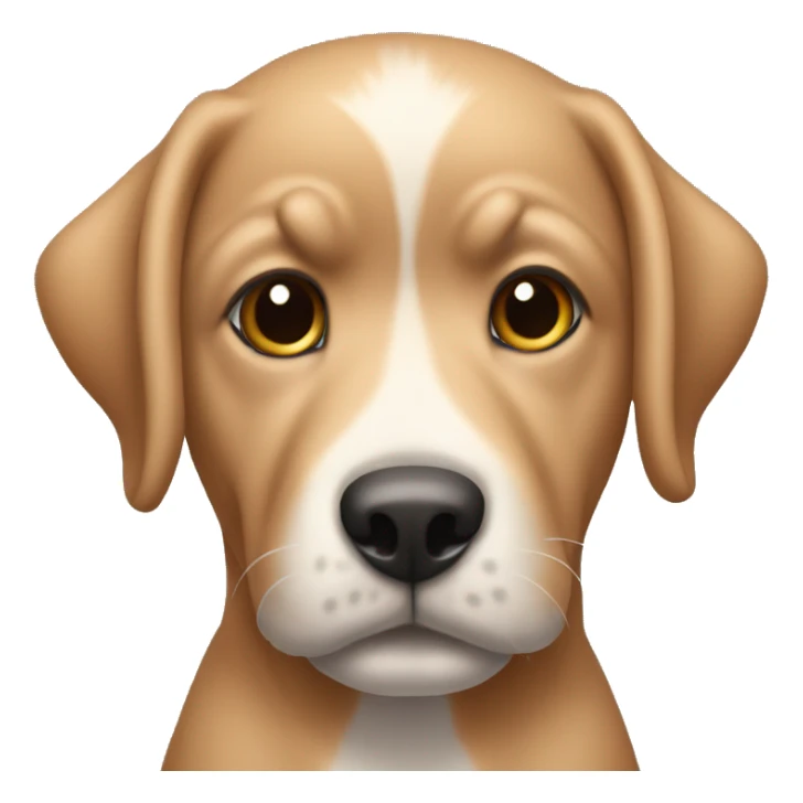 EMOJI PERRO GORDO ROSADO sticker