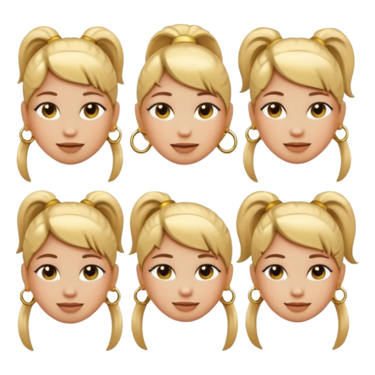 Clean girl emojis sticker