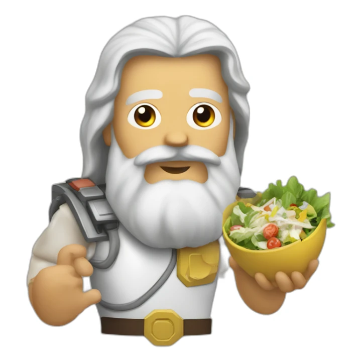 mechnical messiah jesus grandpa chicken milk salad sticker