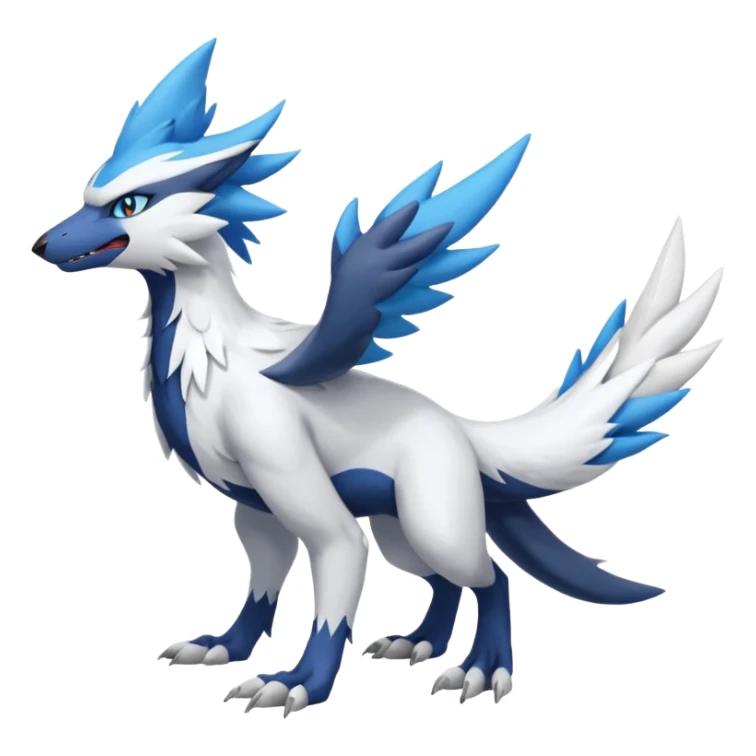 Nargacuga-Silvally-Wolf-Latios-fusion, full body  sticker