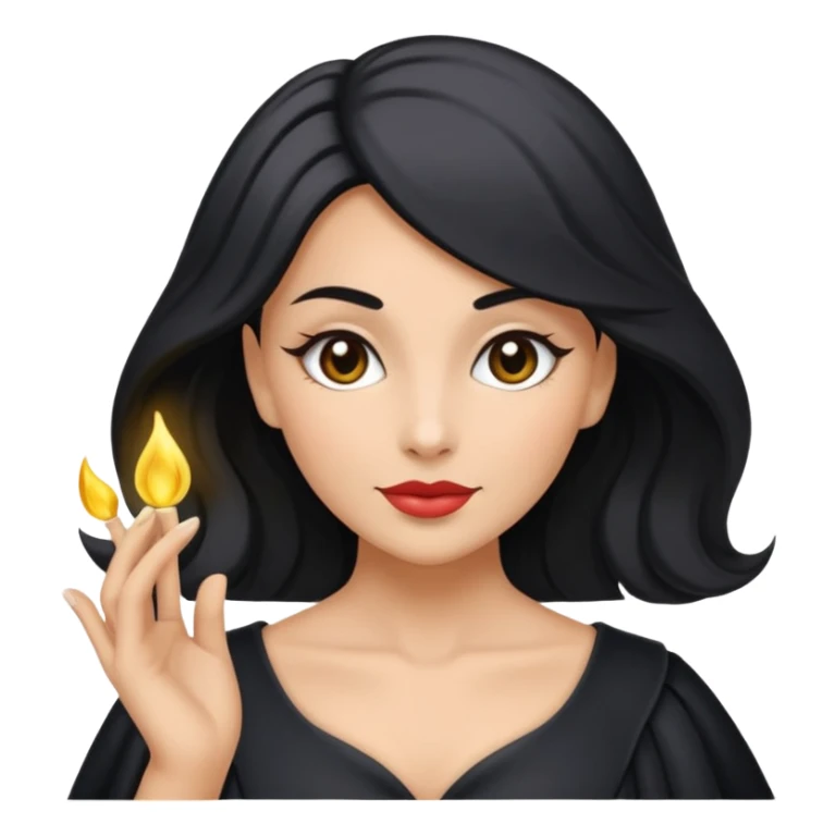 Icone en ligne contour de magicien femme  pour site Web thème magie  sticker