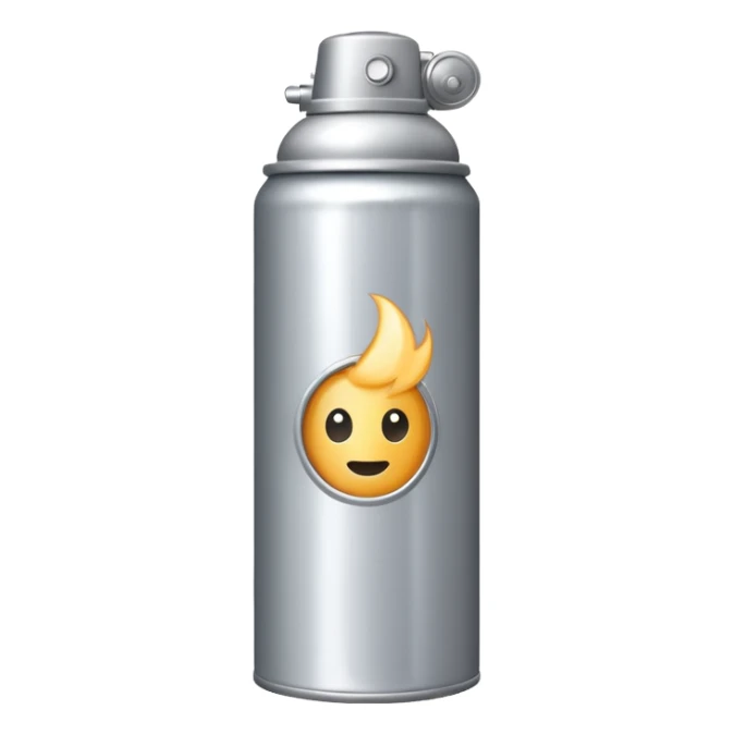 A can of hairspray  sticker