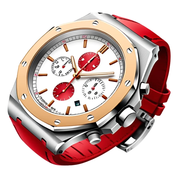Audemars pigiet Watch style Apple emoji sticker