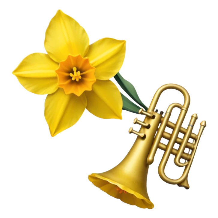 Daffodil sticker