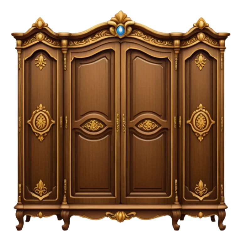 the lady who was turned into a wardrobe by magic, a character from the fairy tale Beauty and the Beast sticker