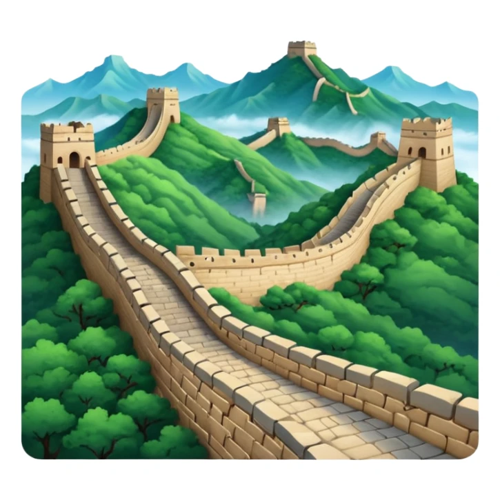 Great wall of china sticker
