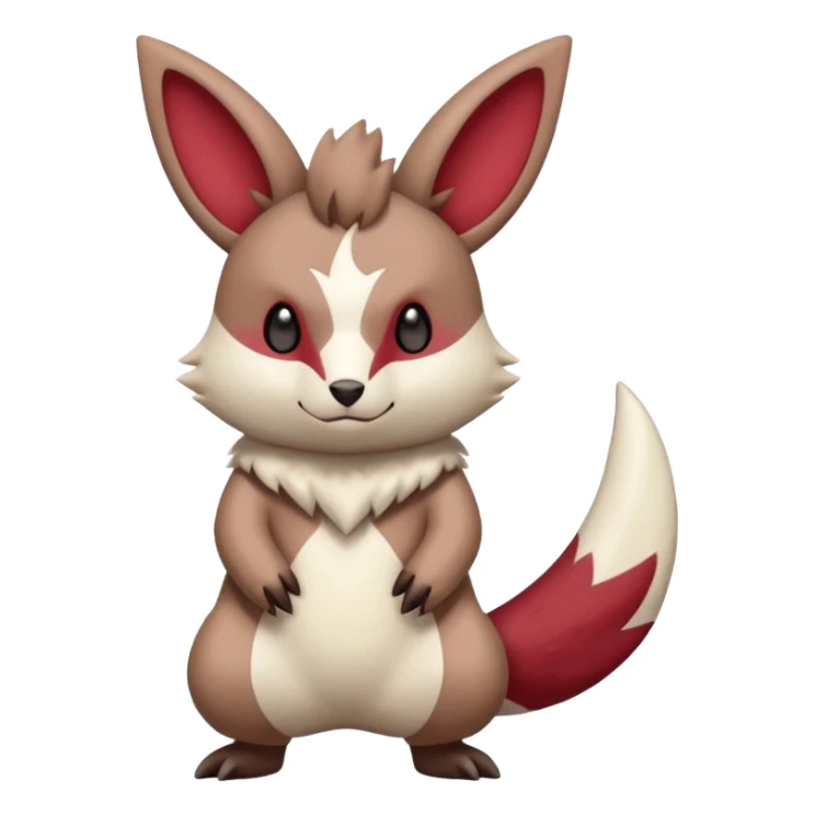 Teddiursa-Minccino-Zangoose-fusion  sticker