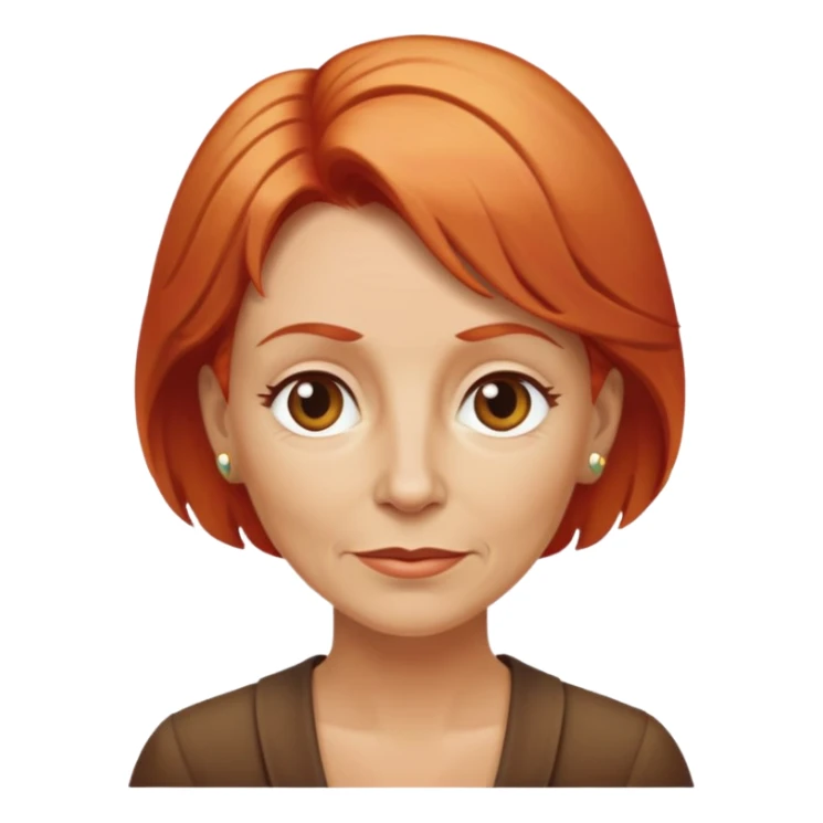 old mom one blonde, one red hair  and copper hair  sticker