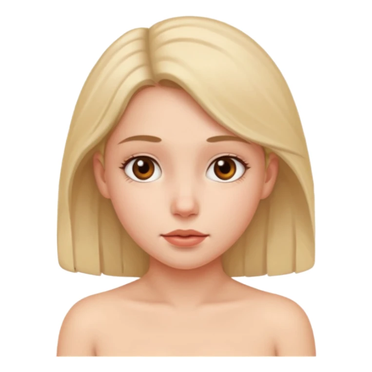 Naked girl sticker
