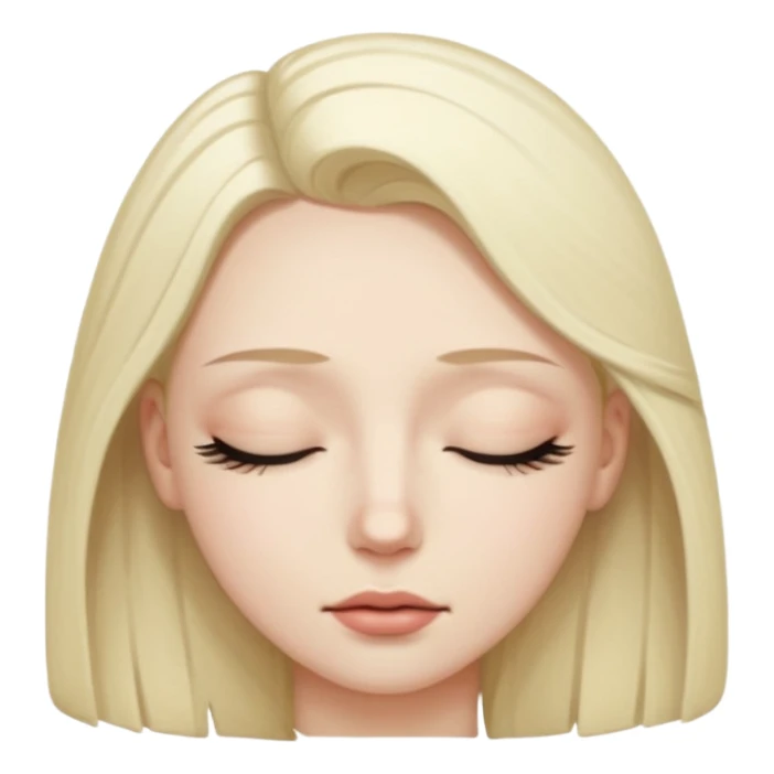 Stoner who's eyes are almost completely closed sticker