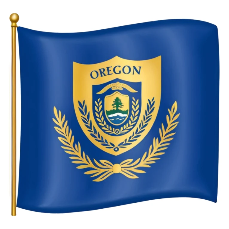Flag of Oregon  sticker