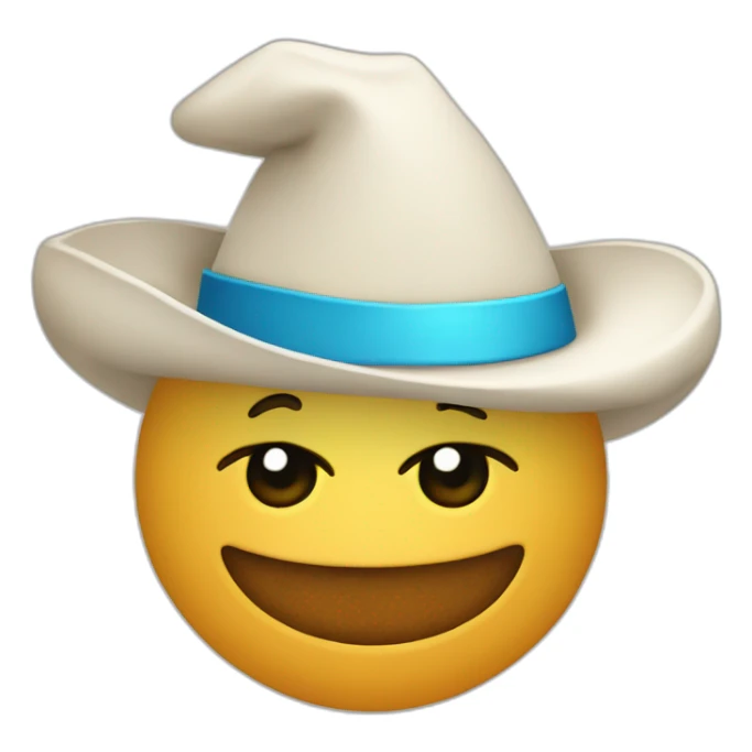 Nube con sombrero de navidad sticker