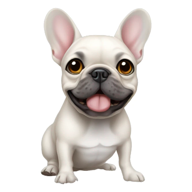 French bulldog spotted sticker
