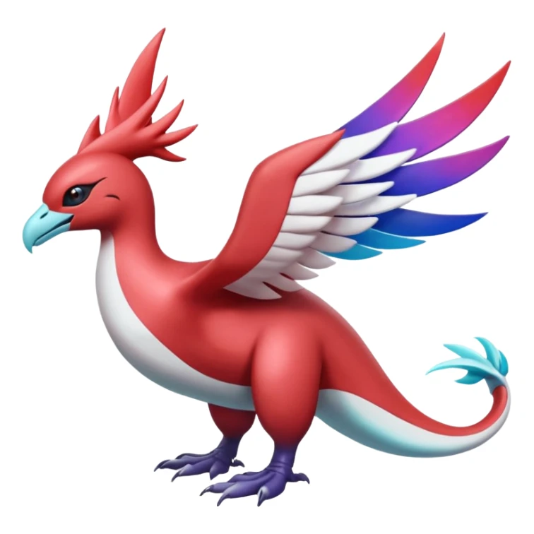Yveltal-Lugia-Latias-Fakémon-hybrid-creature (full body)  sticker