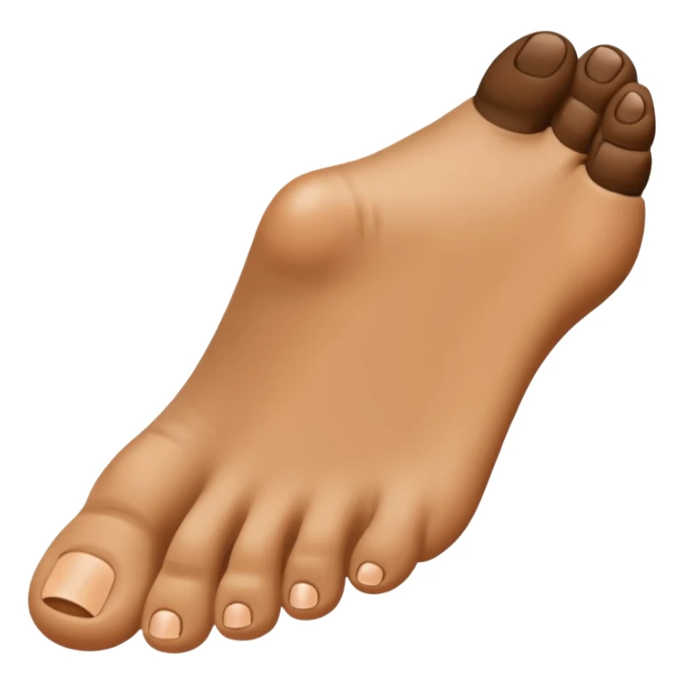 a foot that instead of toes has fingers sticker