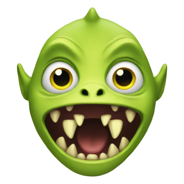 Scary sherk sticker