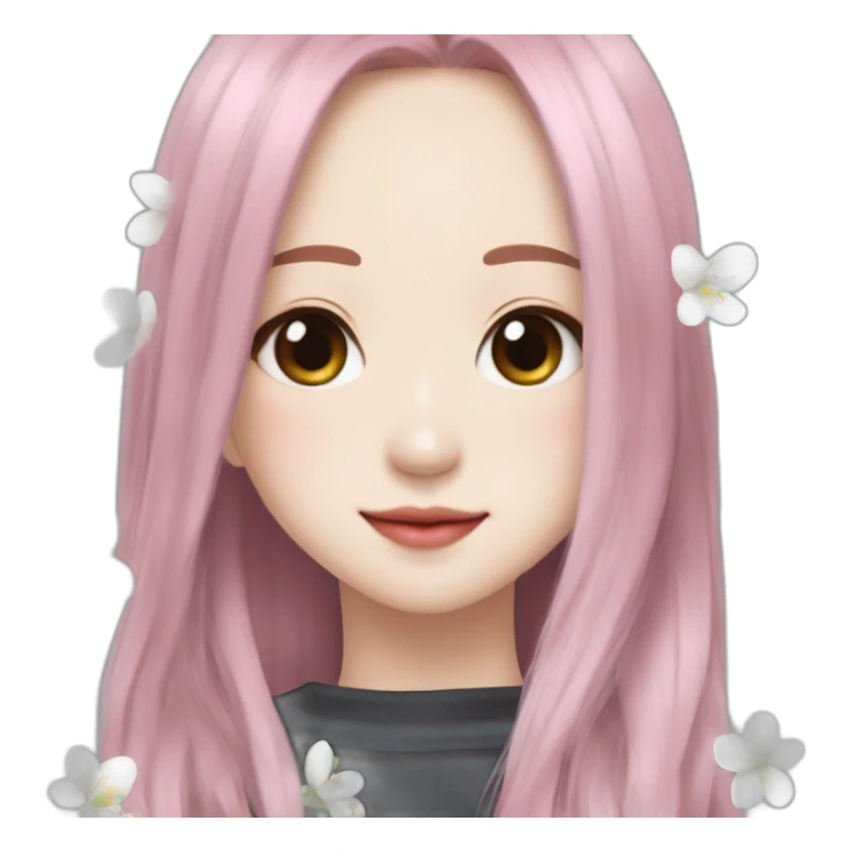 Blackpink Jisoo in snowdrop l’étala sticker