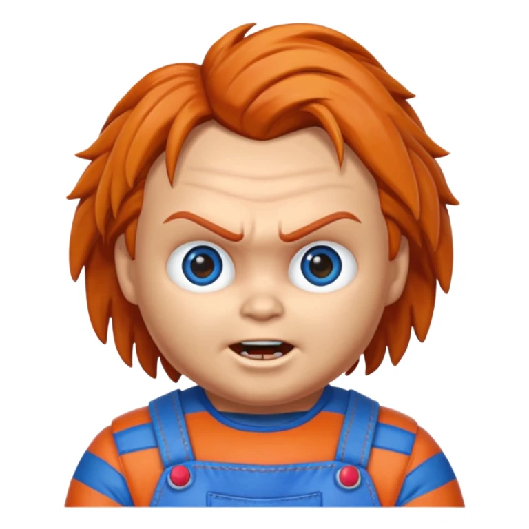 Un emojin de chuky sticker