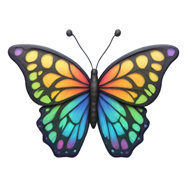 Butterfly sticker
