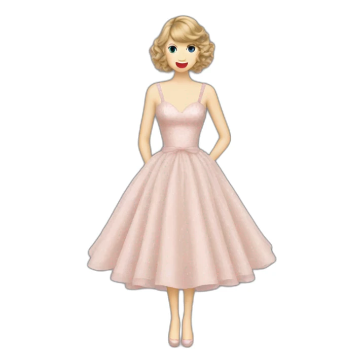 Taylor swift with speak now dress sticker