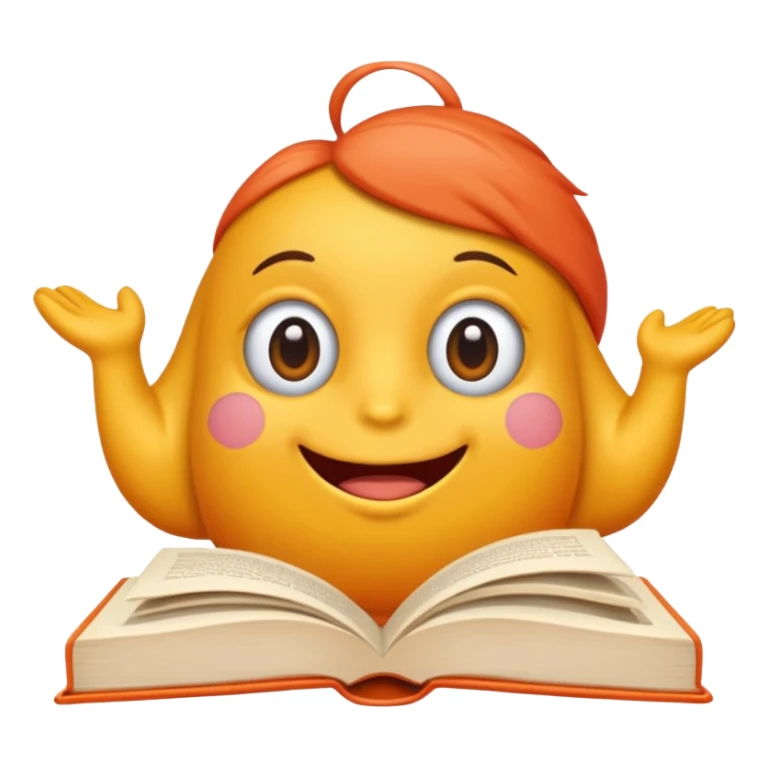 Livros com a cor salmão, livro fechado  sticker