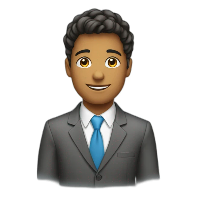 Un adolescent de 17 ans en costume cravate sticker