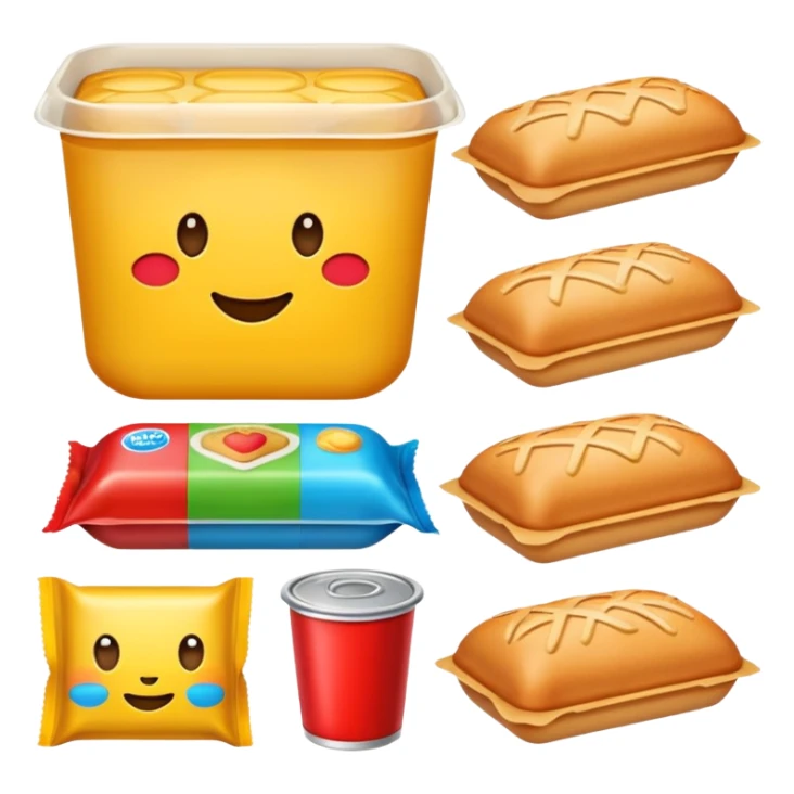 Processed food sticker