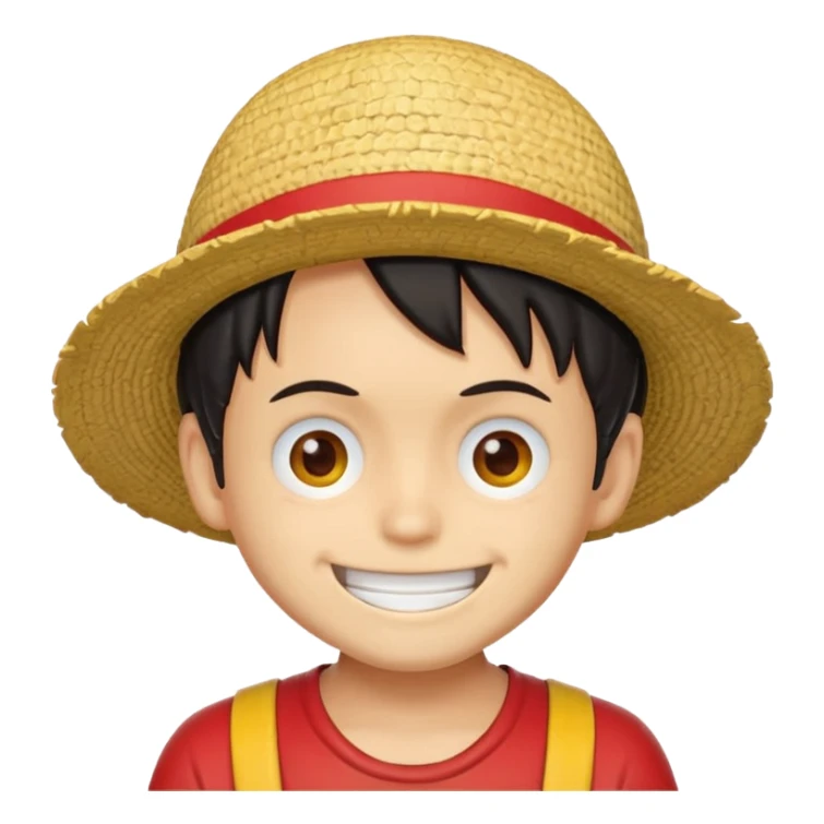luffy emoji sticker