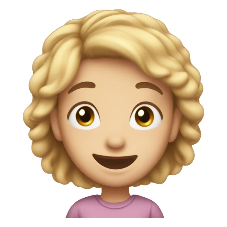 Happy sister face sticker