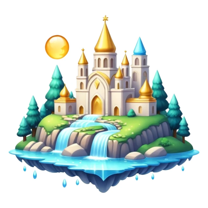  epic divine glistening glossy shiny glittery scenery  sticker