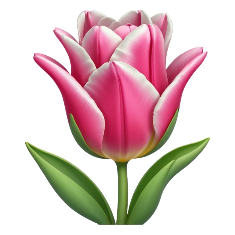 Una oveja linda con un tulipán rosa sticker