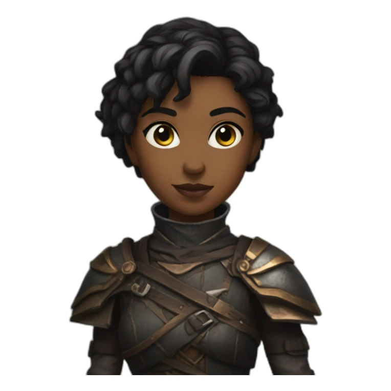 girl playing baldur's gate 3 sticker