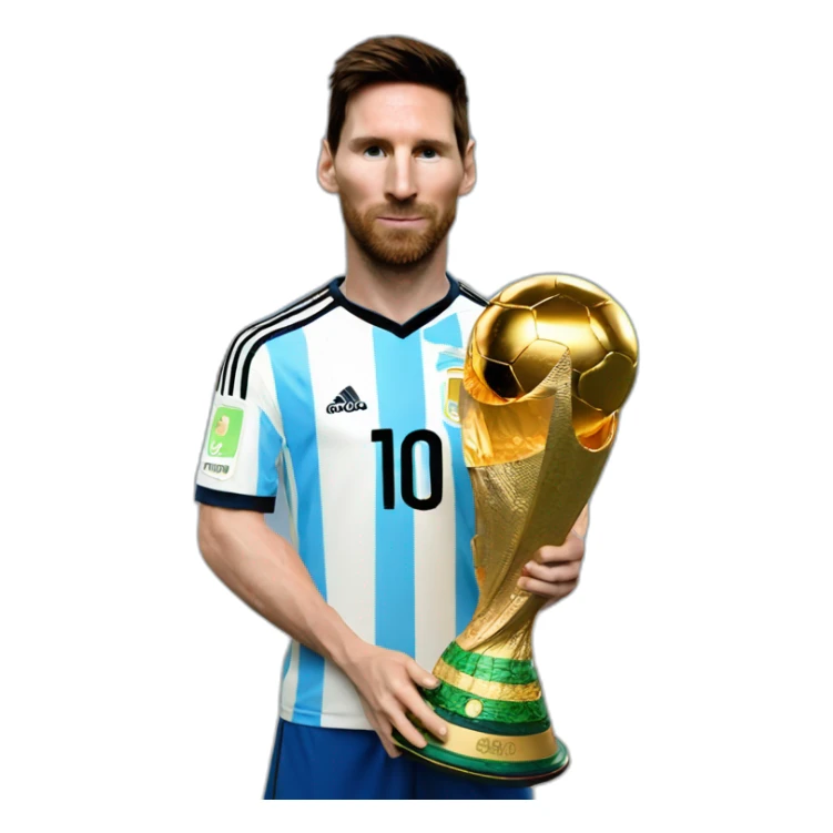 messi y la copa del mundo sticker