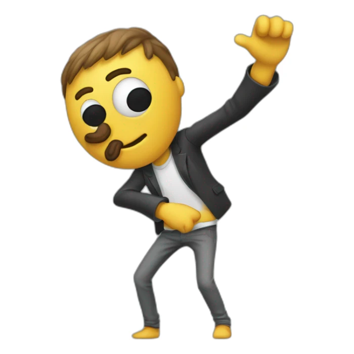 Hommer qui fait un dab sticker