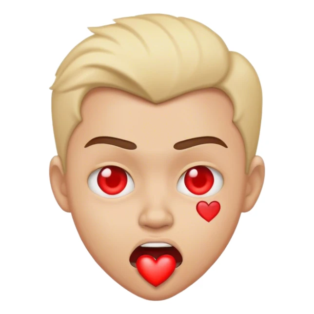 Heart and mad  sticker