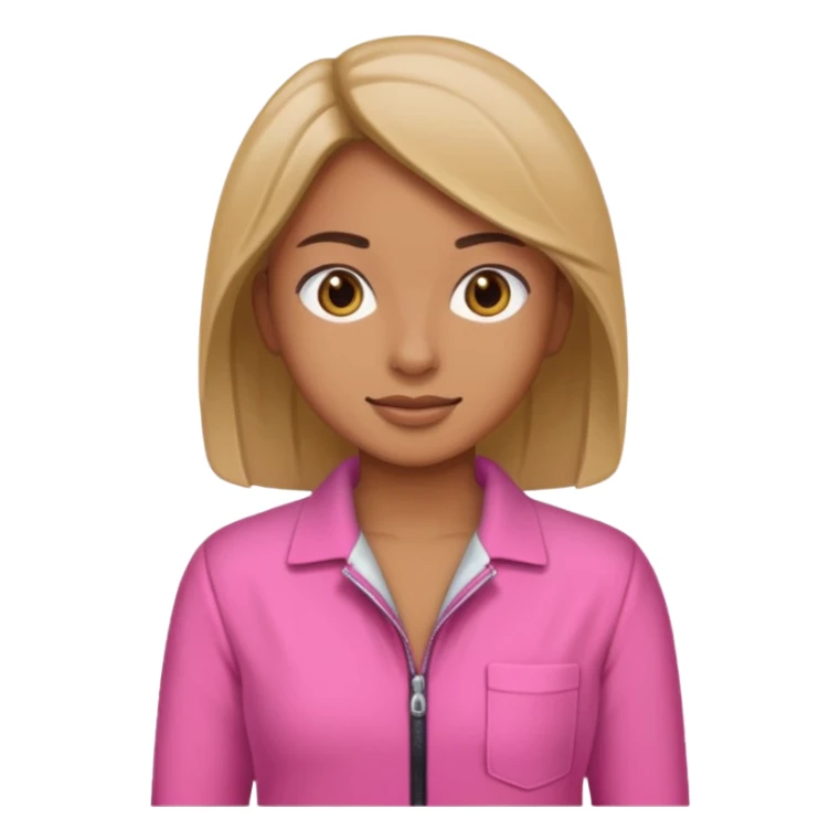 pink jumpsuit ful body sticker