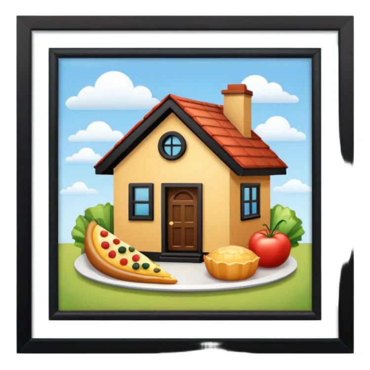 food and housing sticker