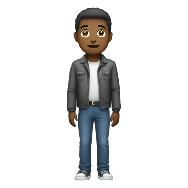 Person standing full body sticker