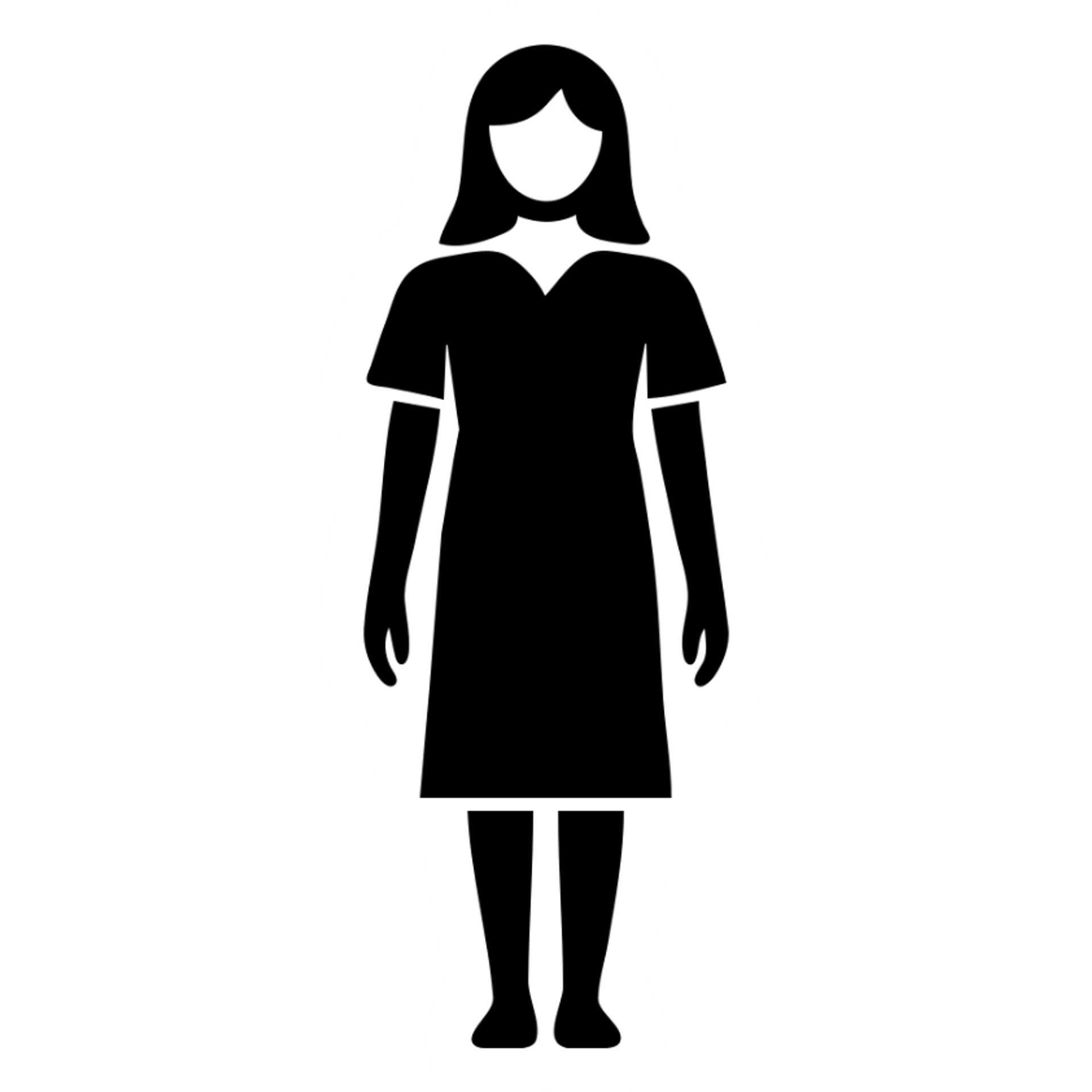 A beautiful, thin girl in a medical gown sticker