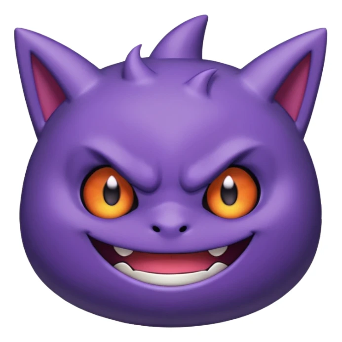 Gengar cute anime sticker
