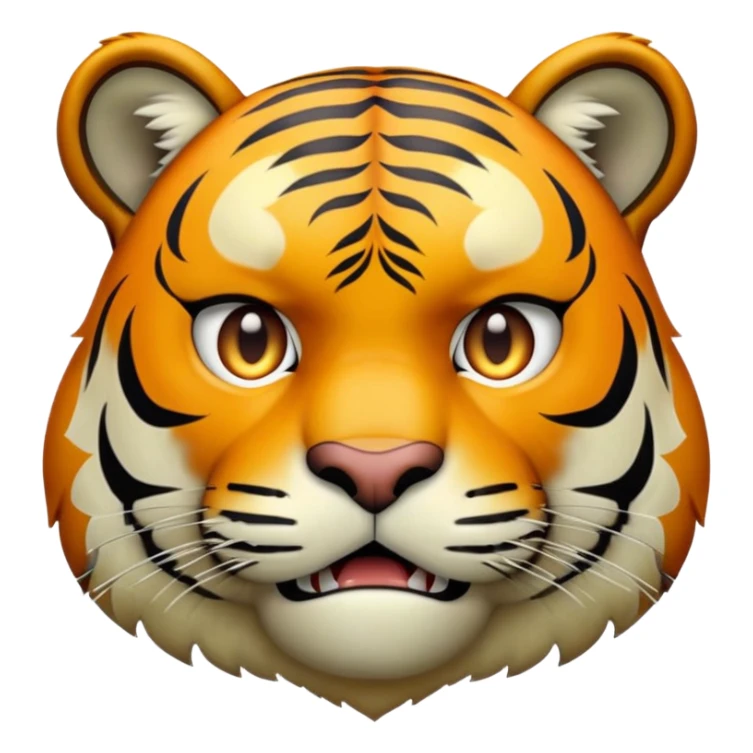 tiger face monkaS meme nervous sweating for Twitch emote sticker