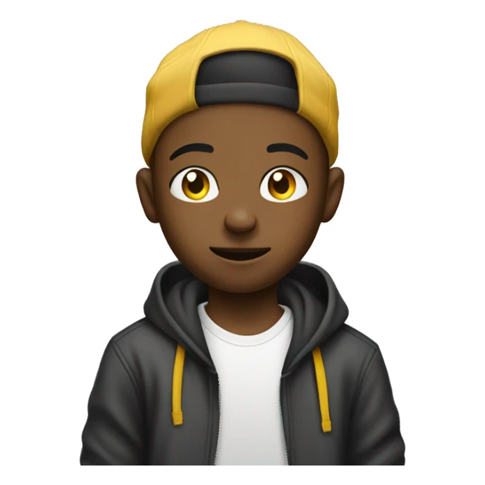 young streetwear boy losing money sticker