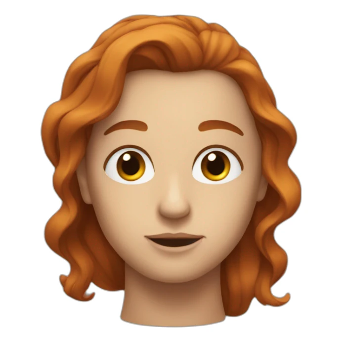Un noir qui embrasse une rousse sticker