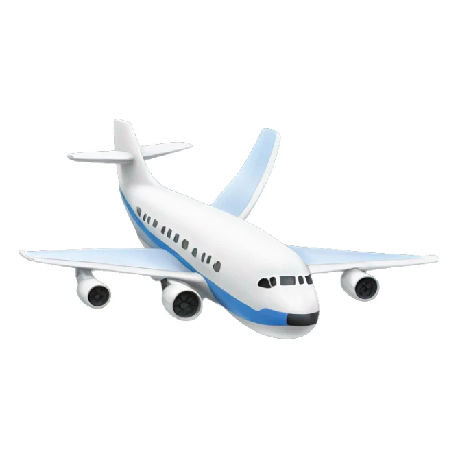 Plane wearing a hat sticker