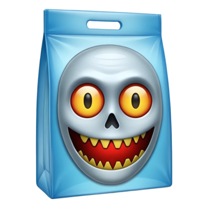 Horror movie DVD package sticker