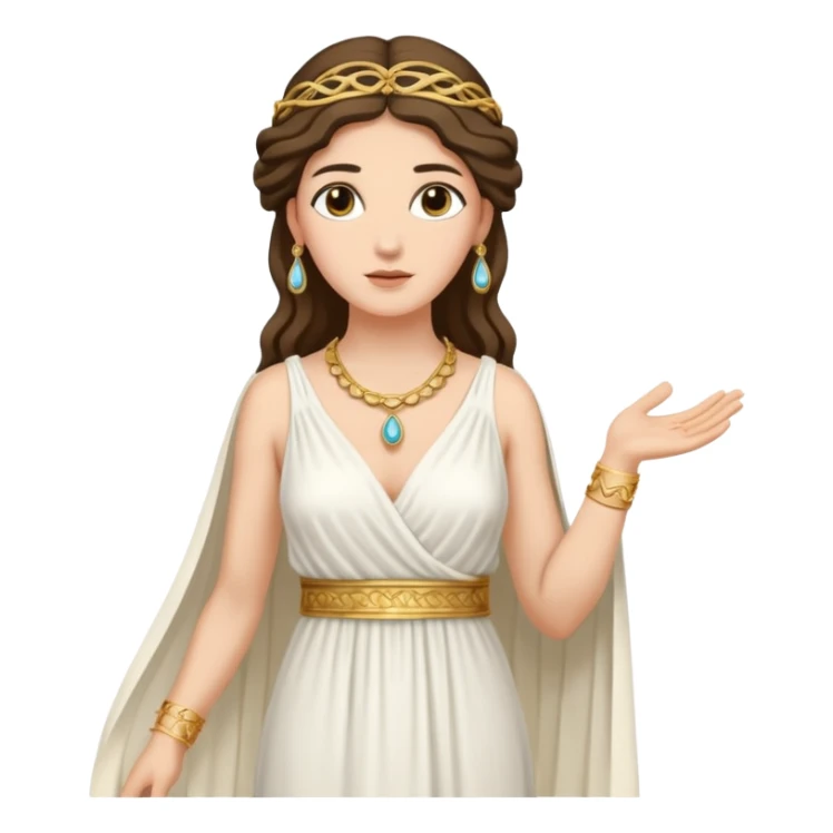 ancient greek woman  sticker